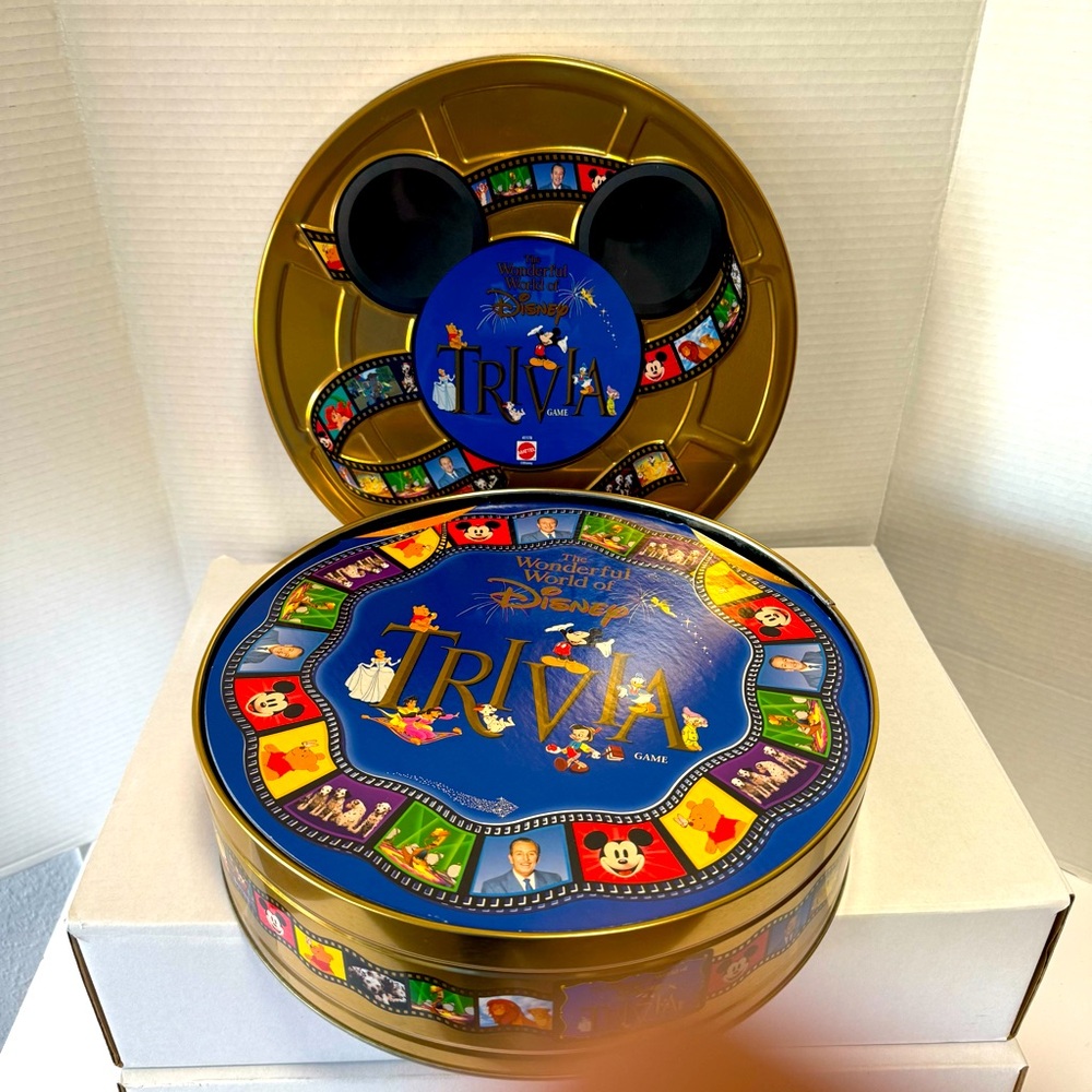 The Wonderful World Of Disney Trivia Trivial Pursuit Board Game 1997 Complete